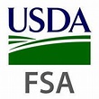 The green and blue USDA Farm Service Agency or FSA logo.