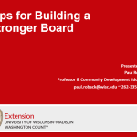 Tips for Building a Stronger Board Video