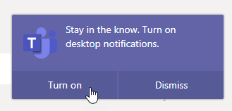 Turn on desktop notifications