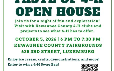 Taste of 4-H Open House
