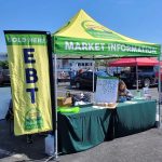 Picture of a farmers market booth