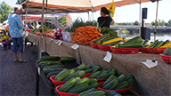 farmers market table