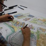 A community visioning exercise maps out community goals