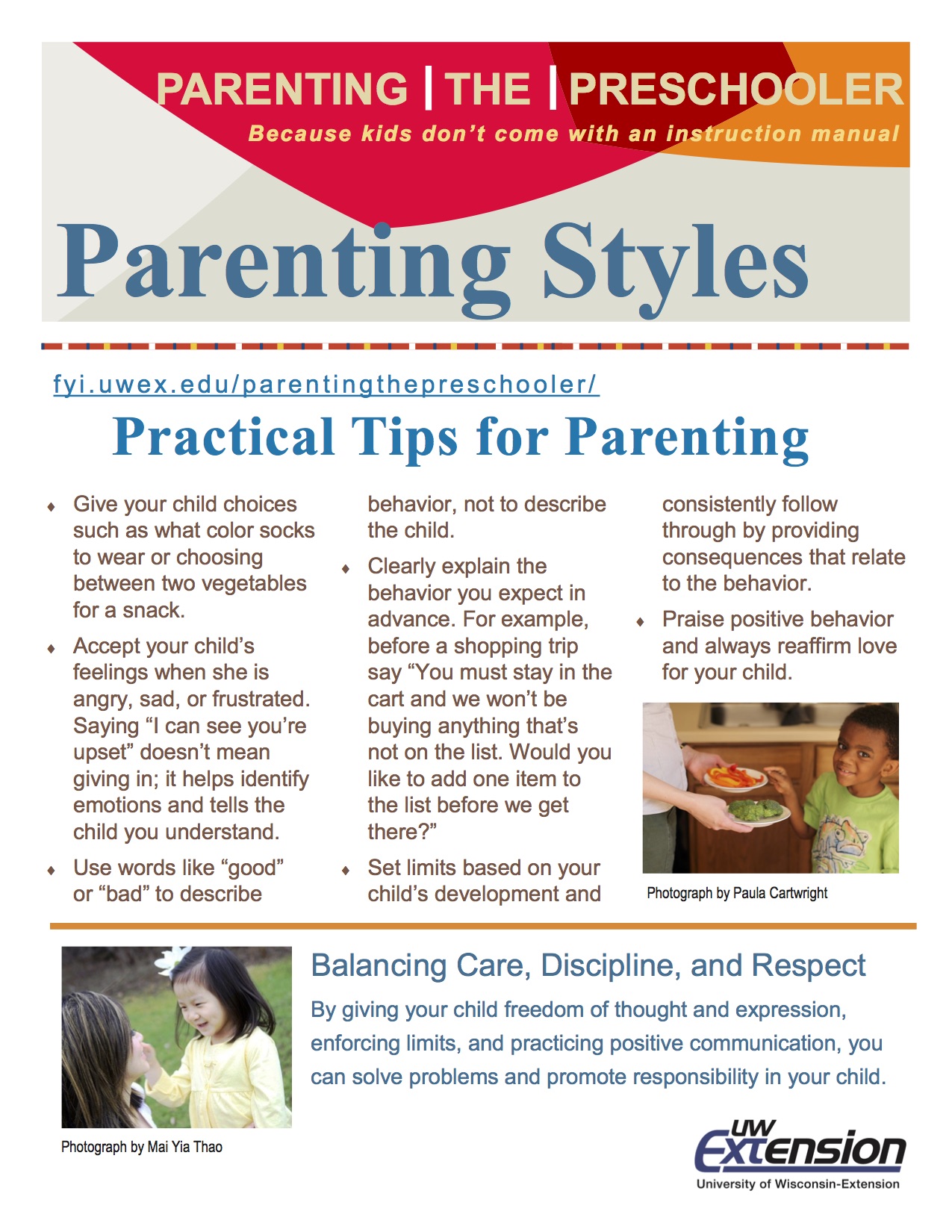 Parenting Styles - Parenting The Preschooler