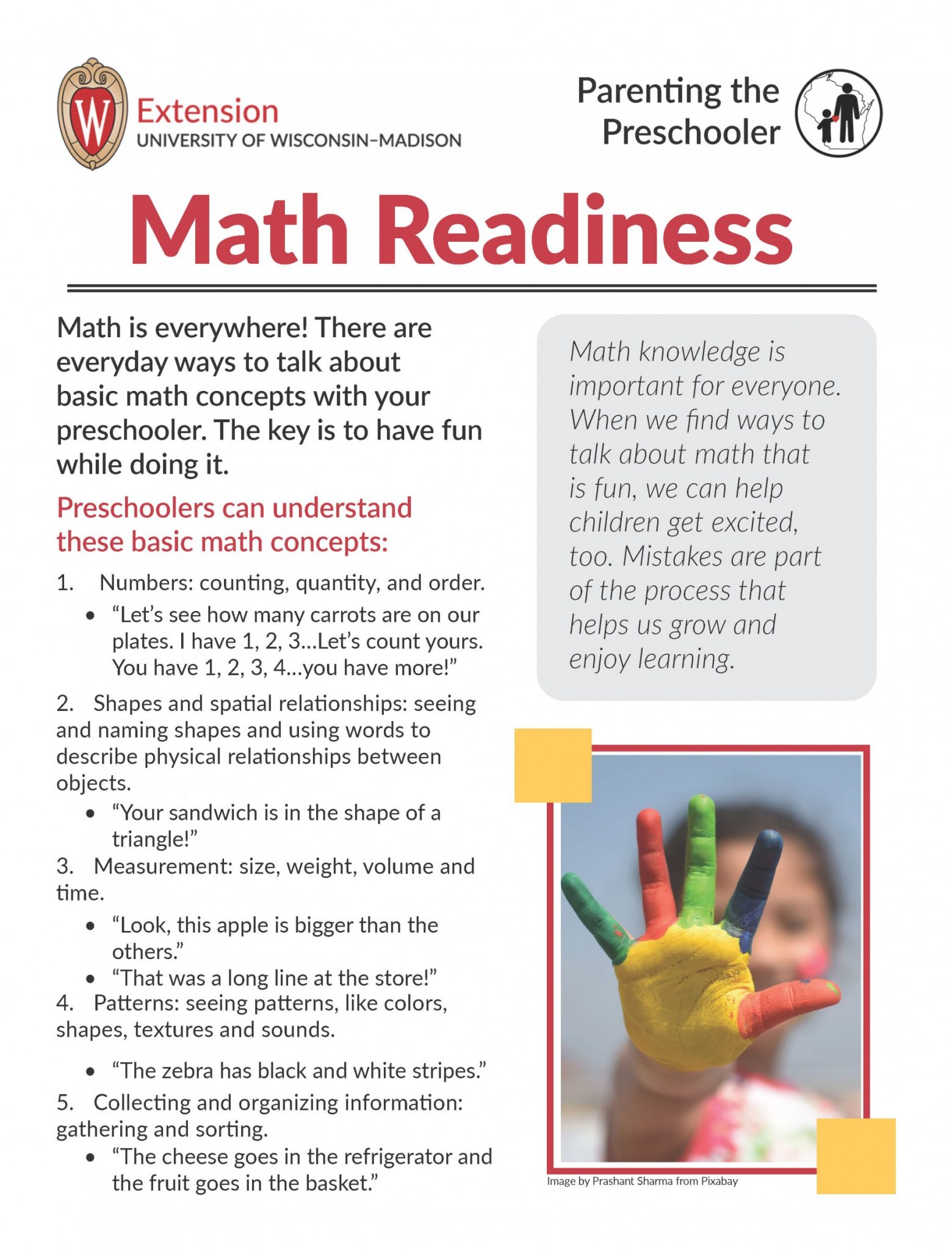 Math Readiness Parenting The Preschooler