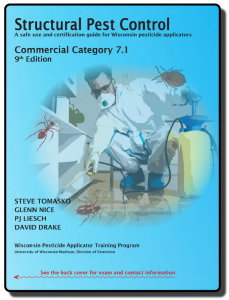 Cover of the Structural Pest Control, Category 7.1, Manual.