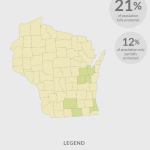 Screen shot of county data from the WI Equity Profile.