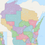 Legislative districts in Wisconsin from the LTSB.