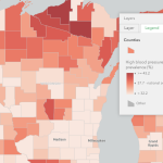 Screenshot from the CDC PLACES interactive map.