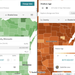 Screenshot of the Social Explorer mapping tool.