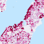 Example map of broadband access in Door County WI