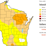 Example of the drought index for WI.