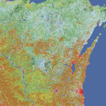 Multi-Resolution Land Characteristics example