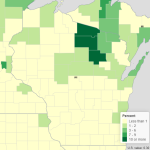 An example map from the USDA Ag Census web map