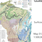 An example of the maps available on the WGNHS Mapping Status Portal
