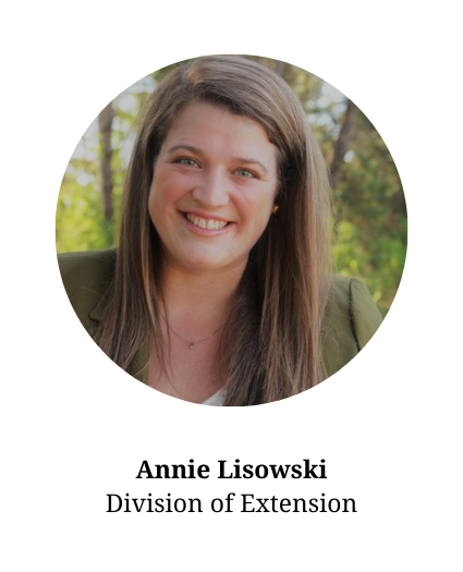 Head shot of Annie Lisowski-member of the planning committee and part of the division of extension 