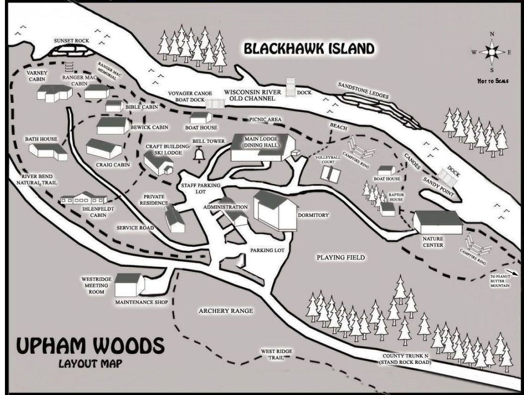 Upham Woods Map