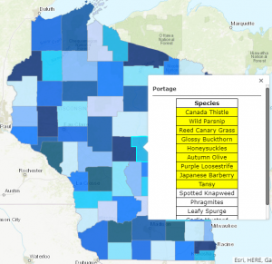 map of WI counties